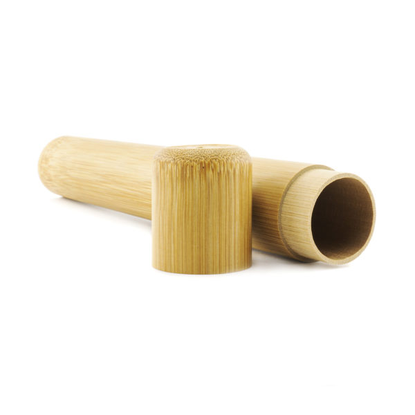 Estuche de bambu para cepillo de dientes